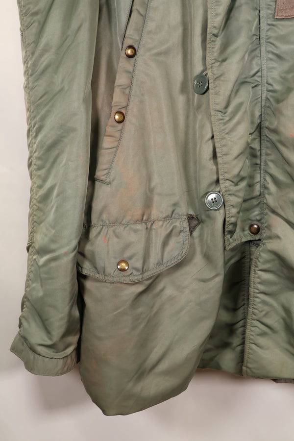 ทศวรรษ 1950 LARGE กองทัพอากาศสหรัฐฯ USAF N3-B แจ็คเก็ตบิน มือสอง มีสเตนซิล