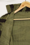 1960s Classic Pattern Tiger Stripe Shirt Asian Cut Used
