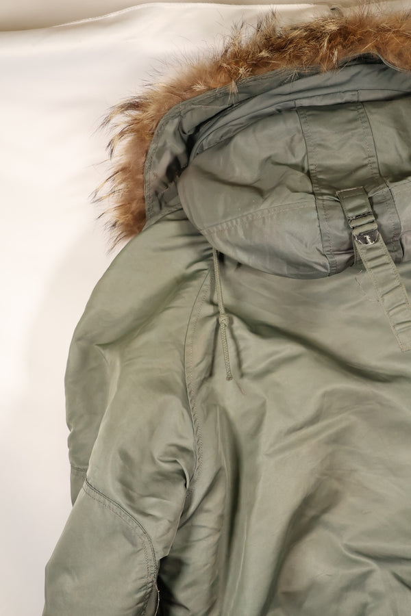 ทศวรรษ 1950 LARGE กองทัพอากาศสหรัฐฯ USAF N3-B แจ็คเก็ตบิน มือสอง มีสเตนซิล