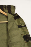 1960s Classic Pattern Tiger Stripe Shirt Asian Cut Used