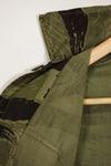 1960s Classic Pattern Tiger Stripe Shirt Asian Cut Used