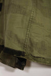 1960s Classic Pattern Tiger Stripe Shirt Asian Cut Used