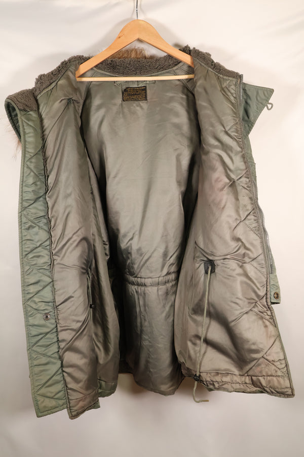 ทศวรรษ 1950 LARGE กองทัพอากาศสหรัฐฯ USAF N3-B แจ็คเก็ตบิน มือสอง มีสเตนซิล