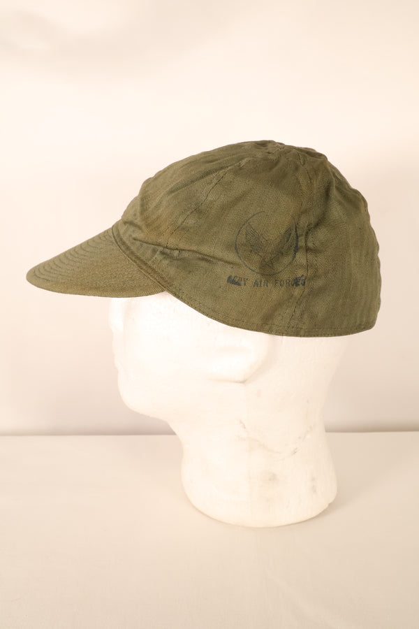 1940年代前半　59程度　アメリカ陸軍航空隊　USAAF　Type A-3　メカニックキャップ　状態良い