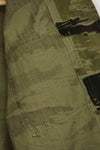 1960s Classic Pattern Tiger Stripe Shirt Asian Cut Used