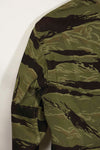 1960s Classic Pattern Tiger Stripe Shirt Asian Cut Used