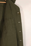 実物　1975年製　アメリカ軍　OG-107 ユーティリティシャツ　17 1/2 x 36　中古品　D