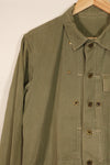 Real U.S. Marine Corps USMC M44 HBT Utility Jacket Used
