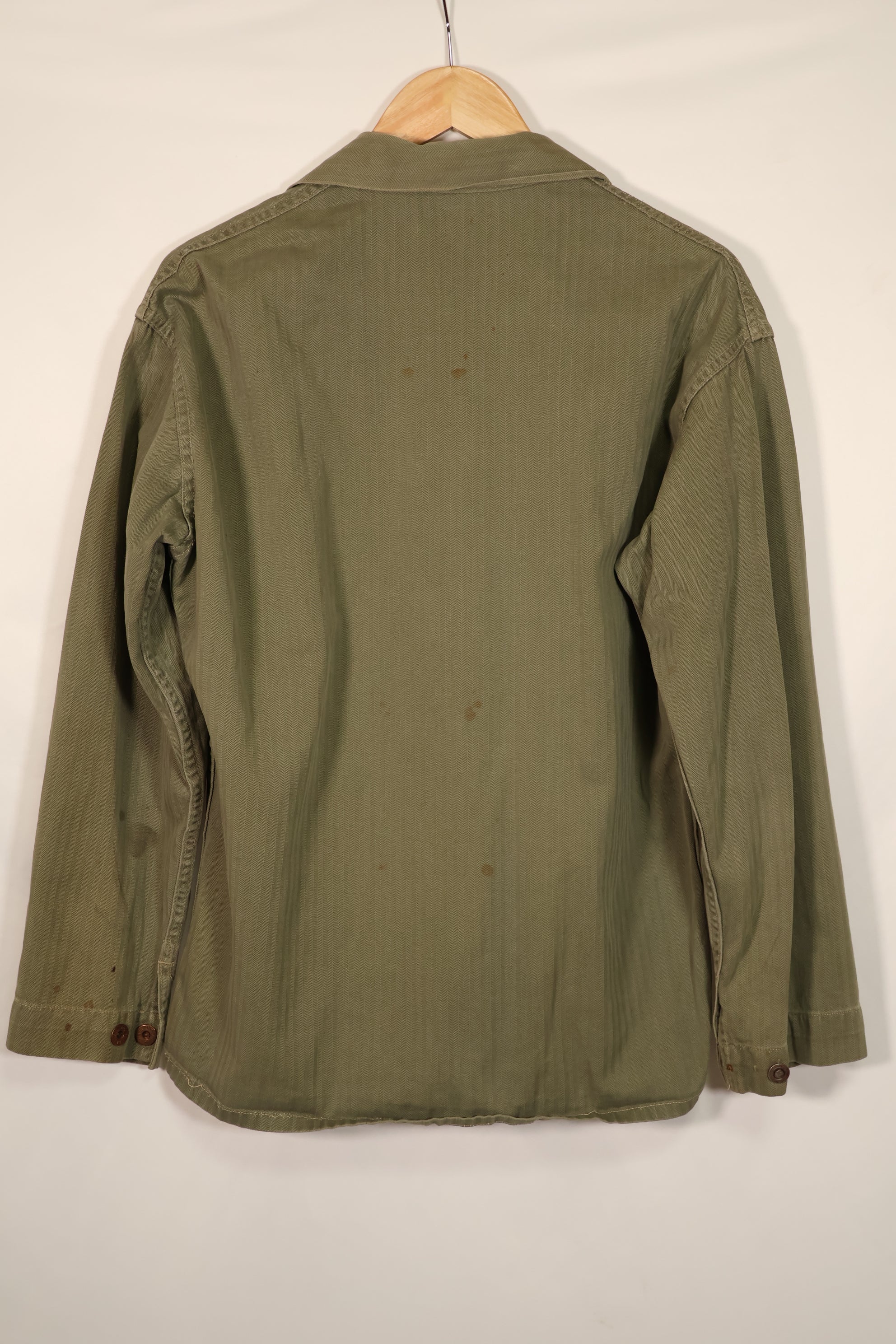 実物　アメリカ海兵隊　USMC M41　HBT ユーティリティジャケット　中古品　A