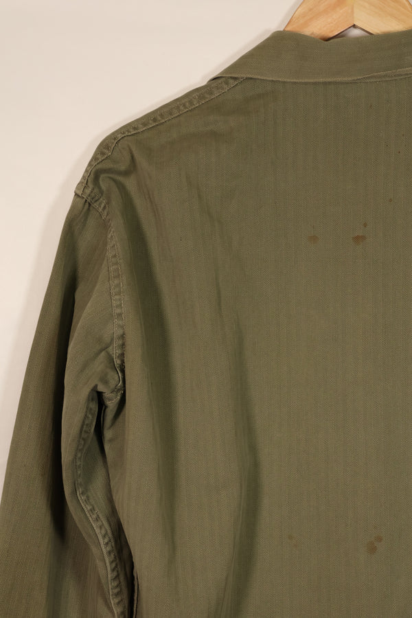 実物　アメリカ海兵隊　USMC M41　HBT ユーティリティジャケット　中古品　A