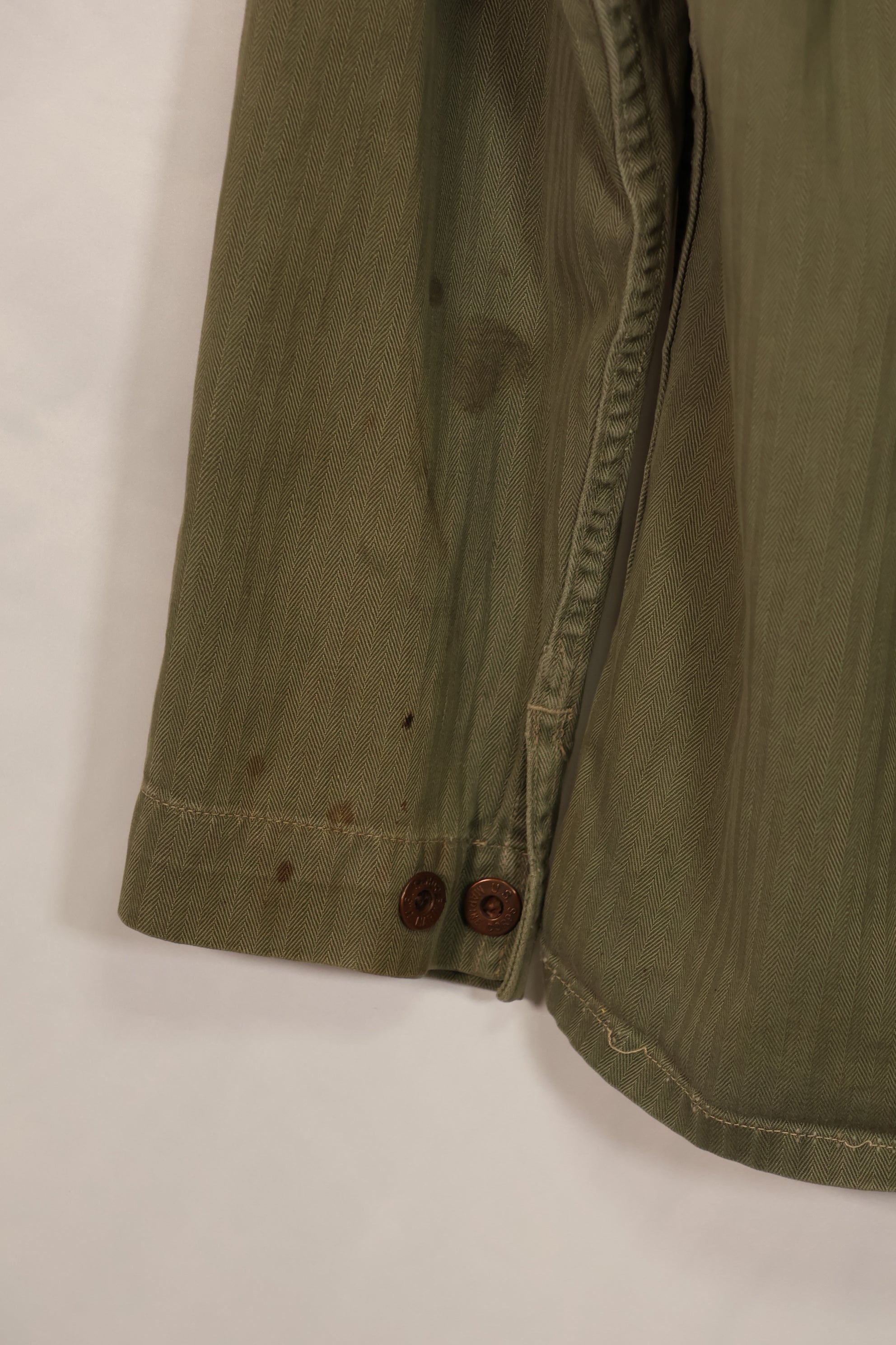 実物　アメリカ海兵隊　USMC M41　HBT ユーティリティジャケット　中古品　A