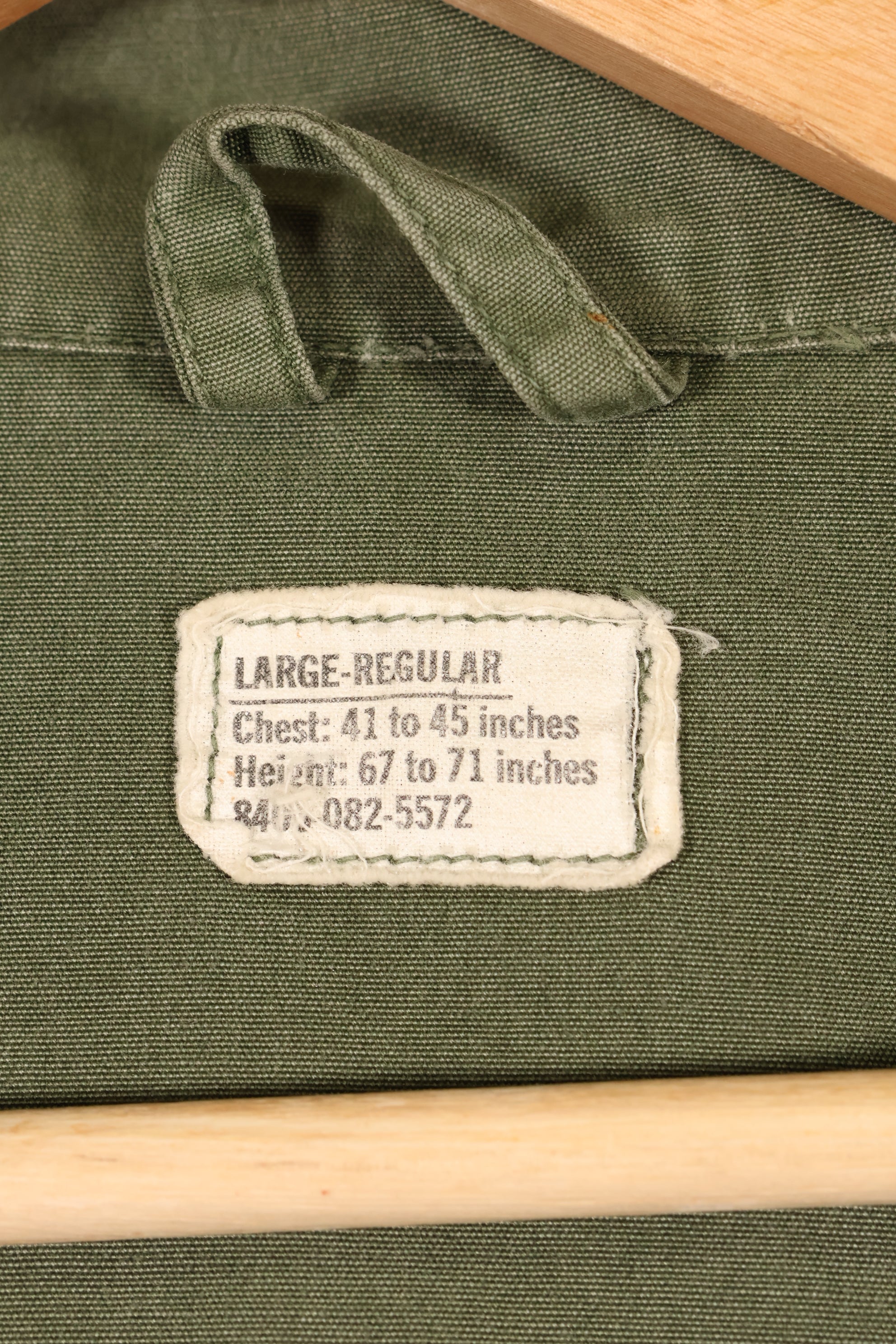 สัญญาปี 1967 L-R ไม่มีริปสต็อป รุ่นที่ 3 เสื้อแจ็คเก็ตพรางลายพรางป่ามือสอง