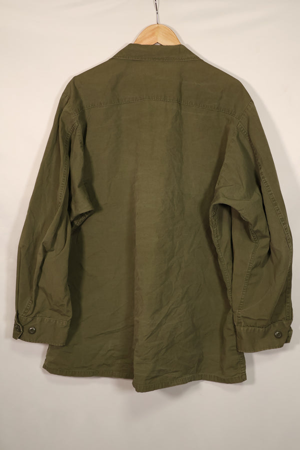 実物　1969年製　4th Model ジャングルファティーグ　ジャケット　X-L-R 大きめサイズ　中古品