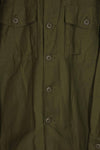 Real 1967 U.S. Army OG-107 utility shirt, almost unused D