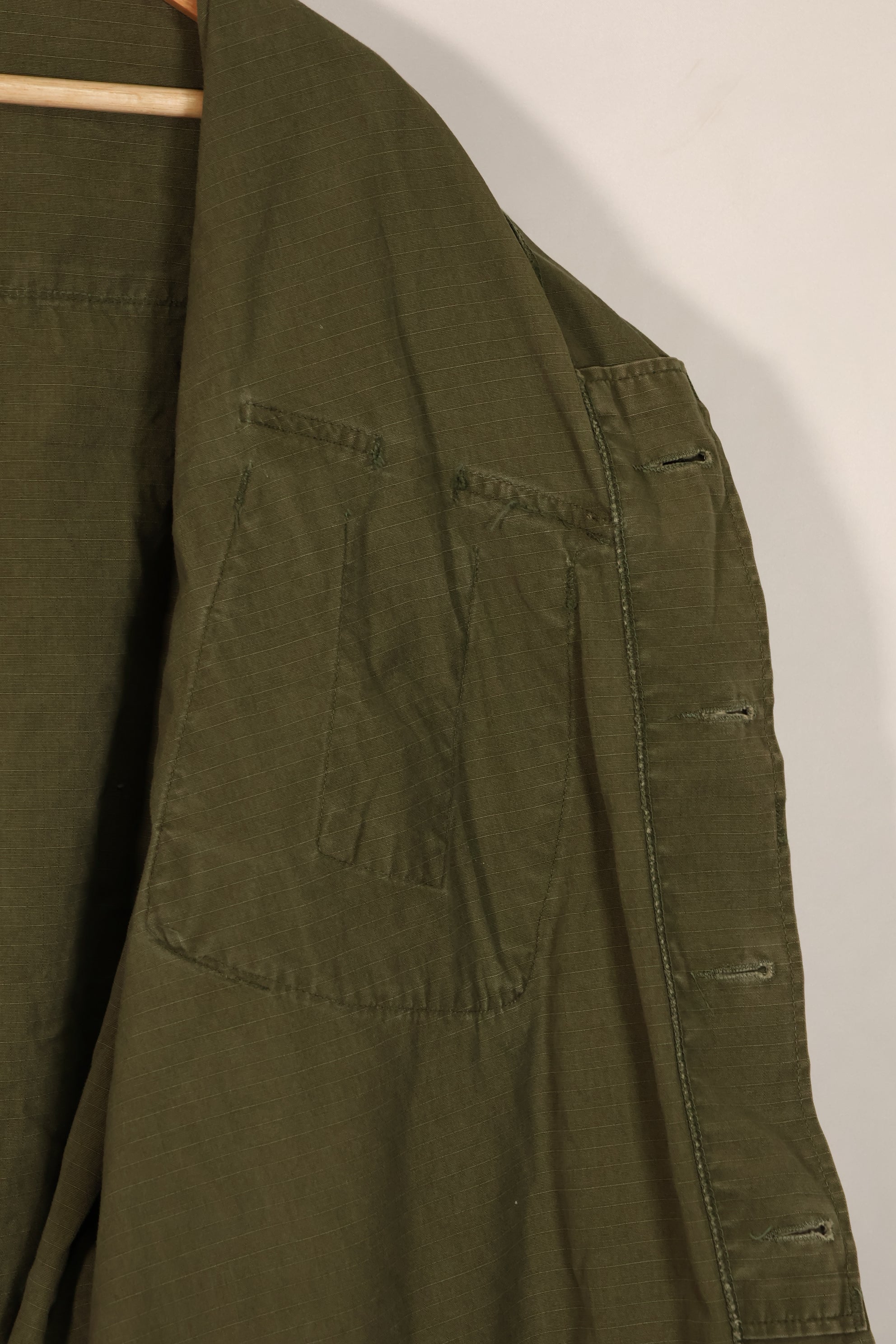 実物　1969年製　4th Model ジャングルファティーグ　ジャケット　X-L-R 大きめサイズ　中古品