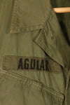1967 Contract, S-S, 3rd Model Jungle Fatigue Jacket, 25th Infantry Division Patch, Used