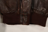 Replica U.S. Army Air Force USAAF A-2 Leather Jacket with Paint & Patches Used