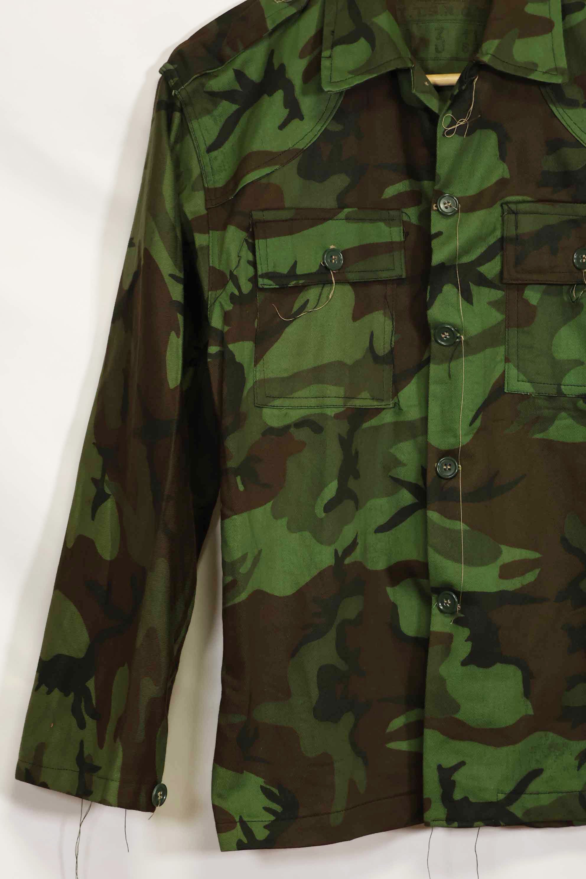 1960年代　米軍アドバイザー　ARVN　BDQレンジャー　シャツ　リーフ迷彩シャツ　未使用品