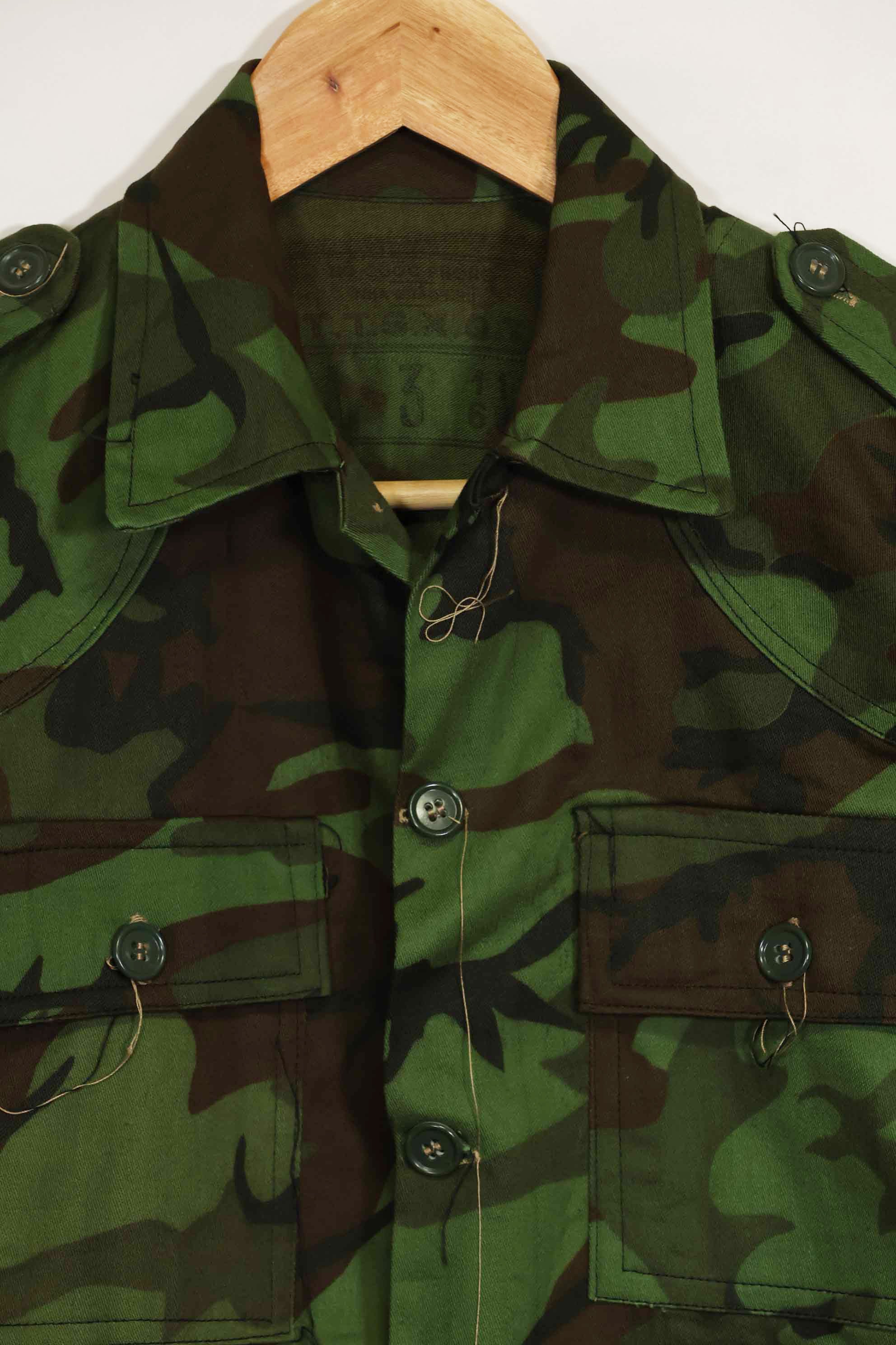 1960年代　米軍アドバイザー　ARVN　BDQレンジャー　シャツ　リーフ迷彩シャツ　未使用品