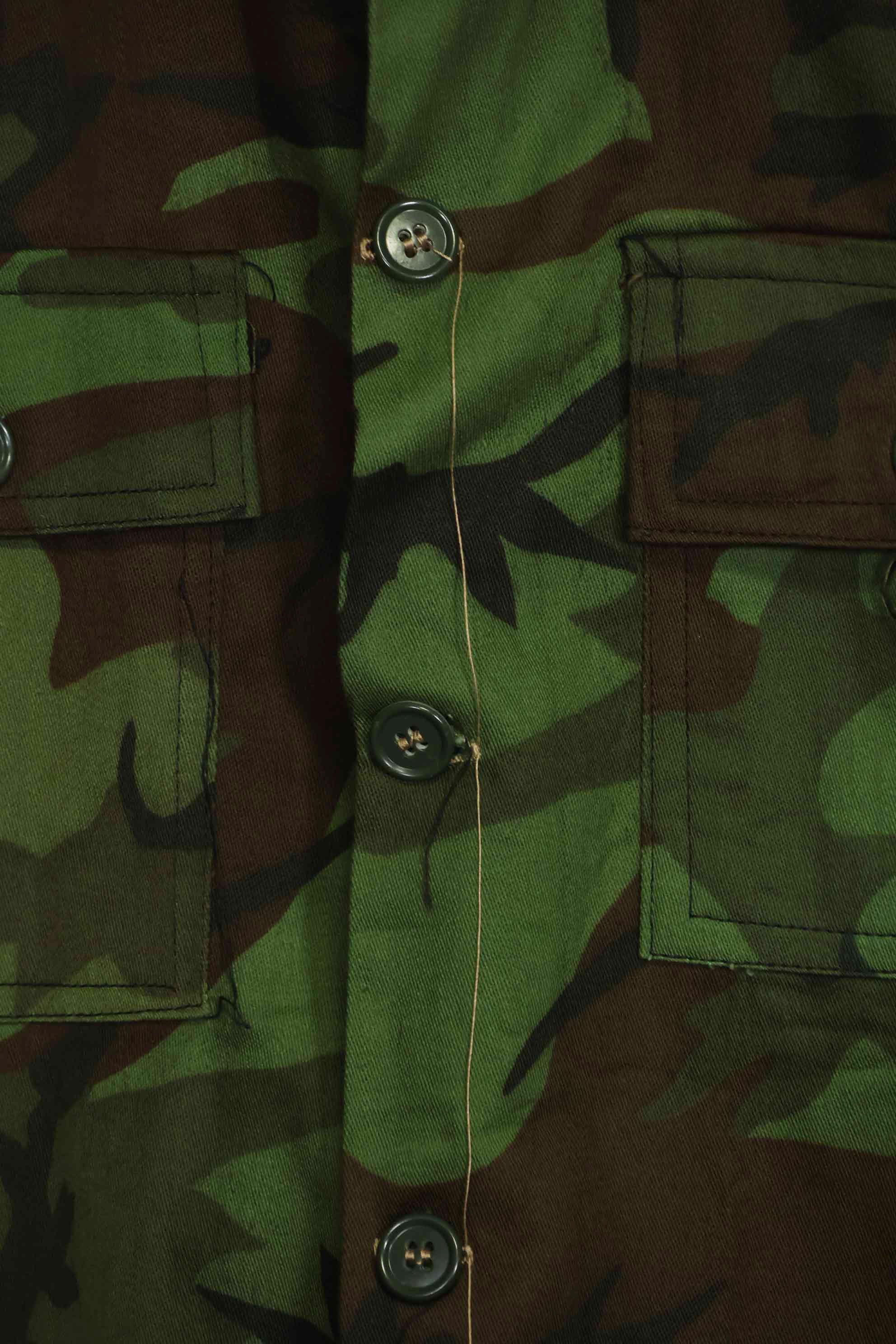 1960年代　米軍アドバイザー　ARVN　BDQレンジャー　シャツ　リーフ迷彩シャツ　未使用品