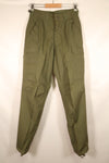 Late 1960s, S-R, U.S. Army, 4th Model Jungle Fatigue Pants, in good condition, almost unused