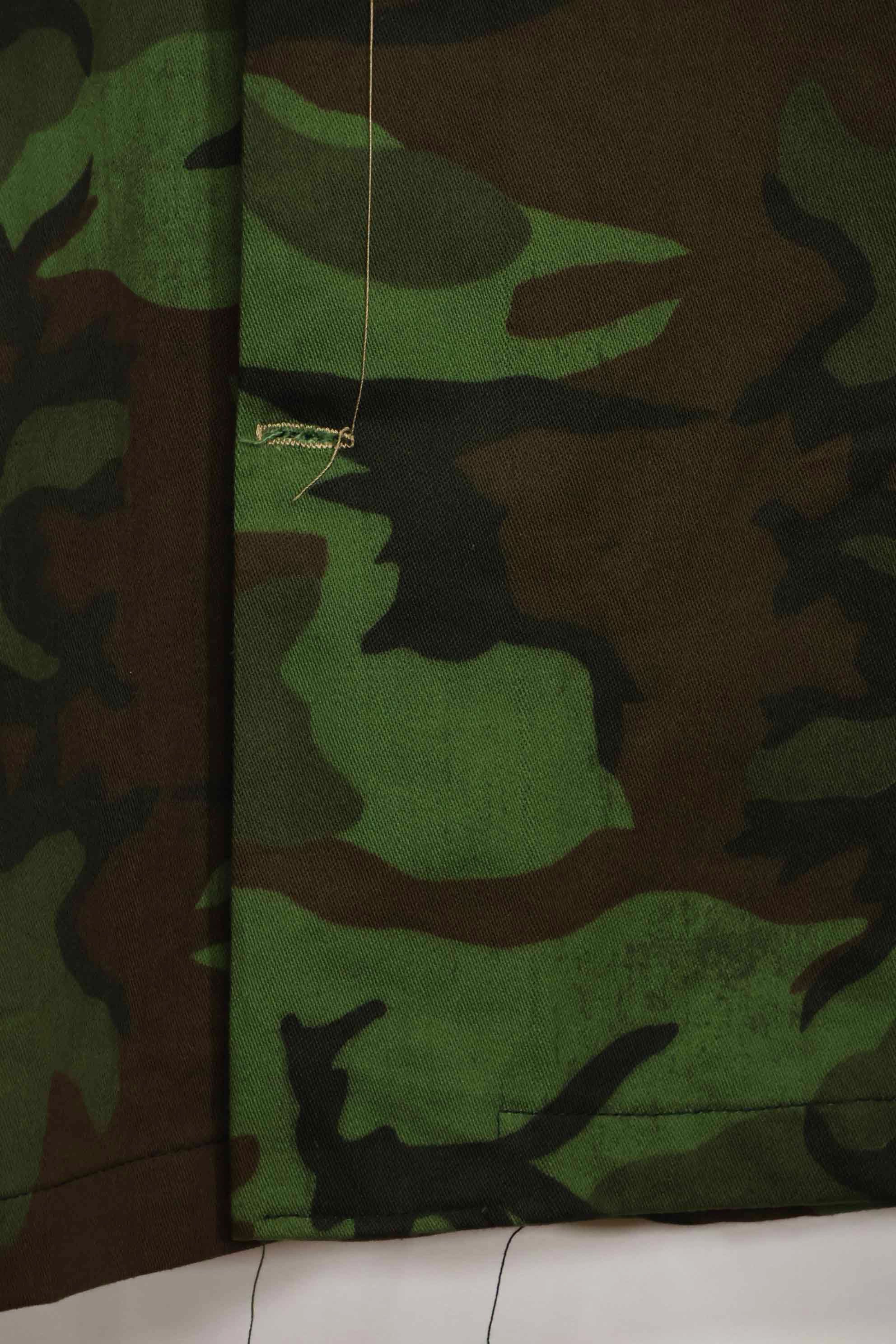 1960年代　米軍アドバイザー　ARVN　BDQレンジャー　シャツ　リーフ迷彩シャツ　未使用品