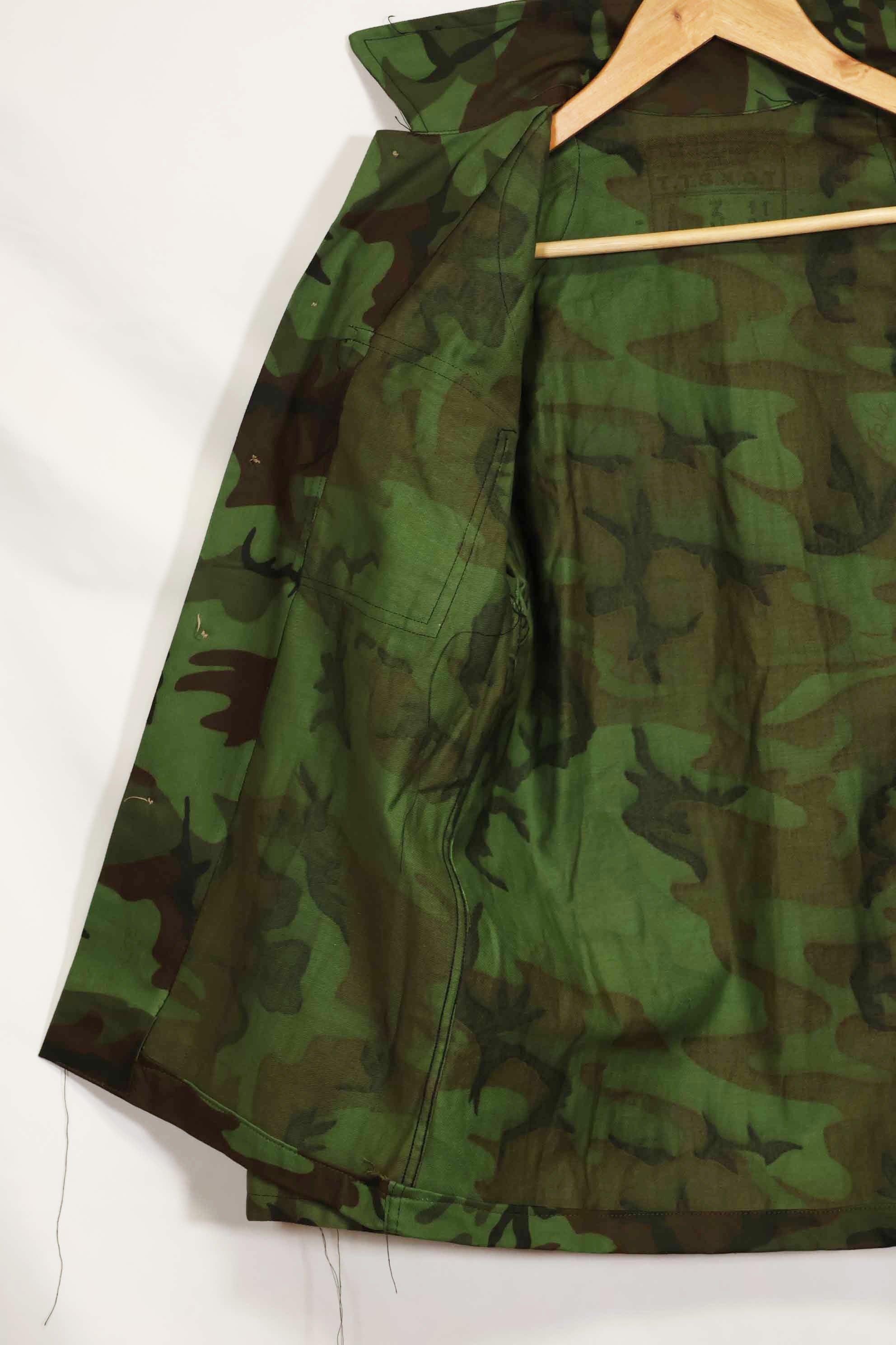 1960年代　米軍アドバイザー　ARVN　BDQレンジャー　シャツ　リーフ迷彩シャツ　未使用品