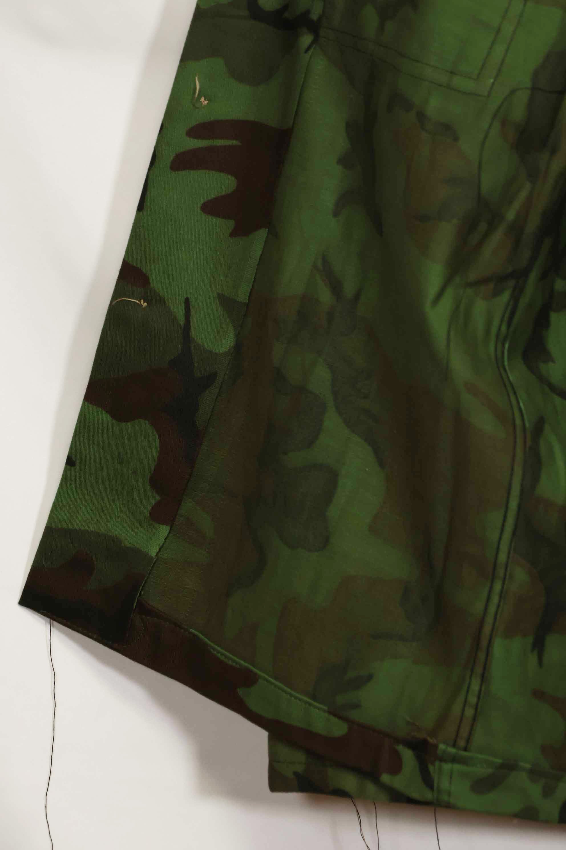 1960年代　米軍アドバイザー　ARVN　BDQレンジャー　シャツ　リーフ迷彩シャツ　未使用品