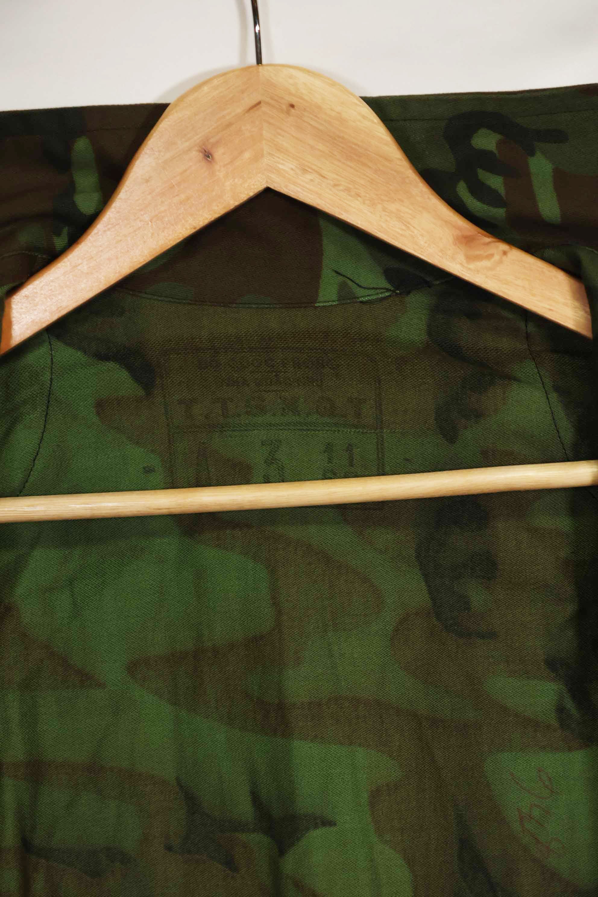 1960年代　米軍アドバイザー　ARVN　BDQレンジャー　シャツ　リーフ迷彩シャツ　未使用品