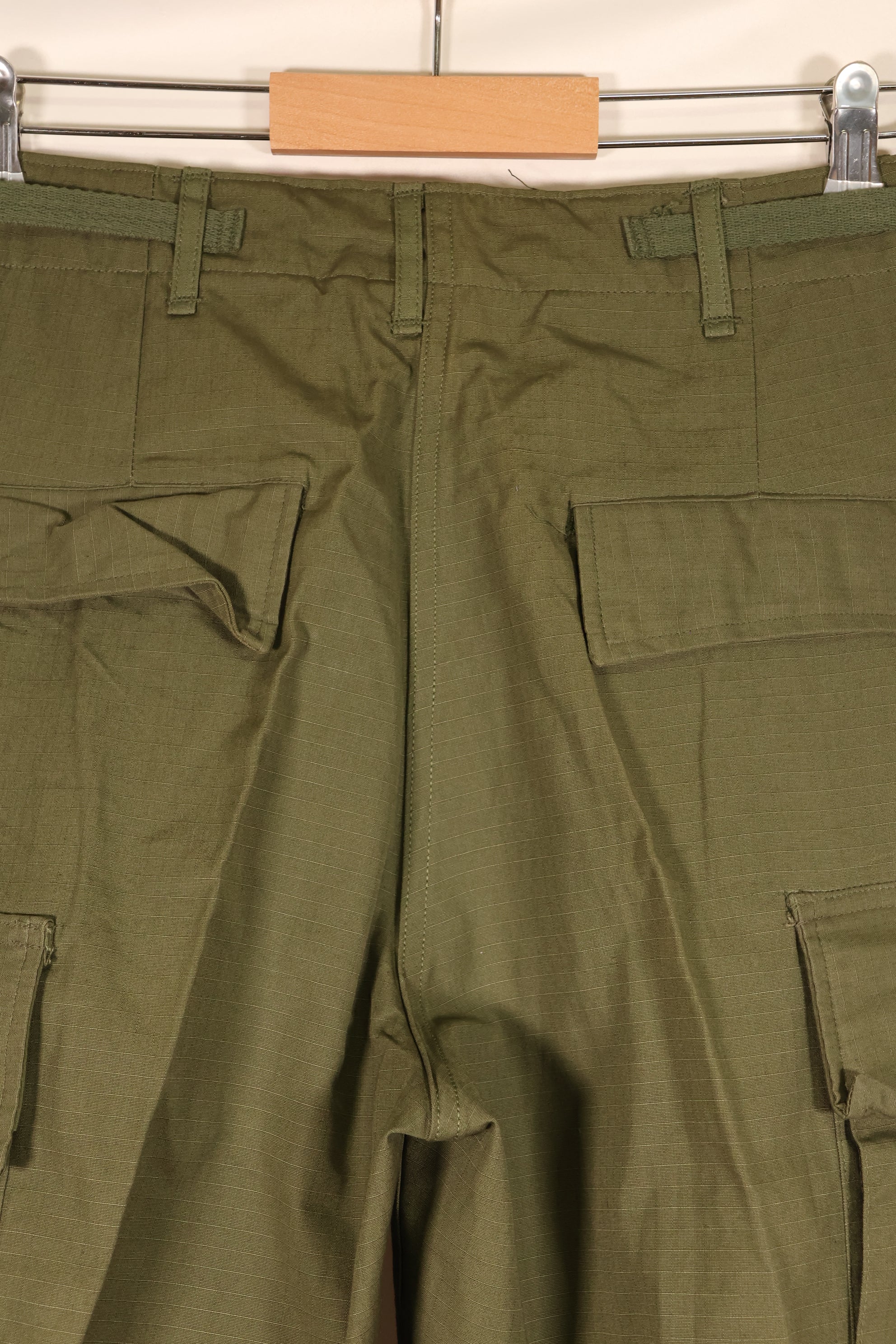Late 1960s, S-R, U.S. Army, 4th Model Jungle Fatigue Pants, in good condition, almost unused