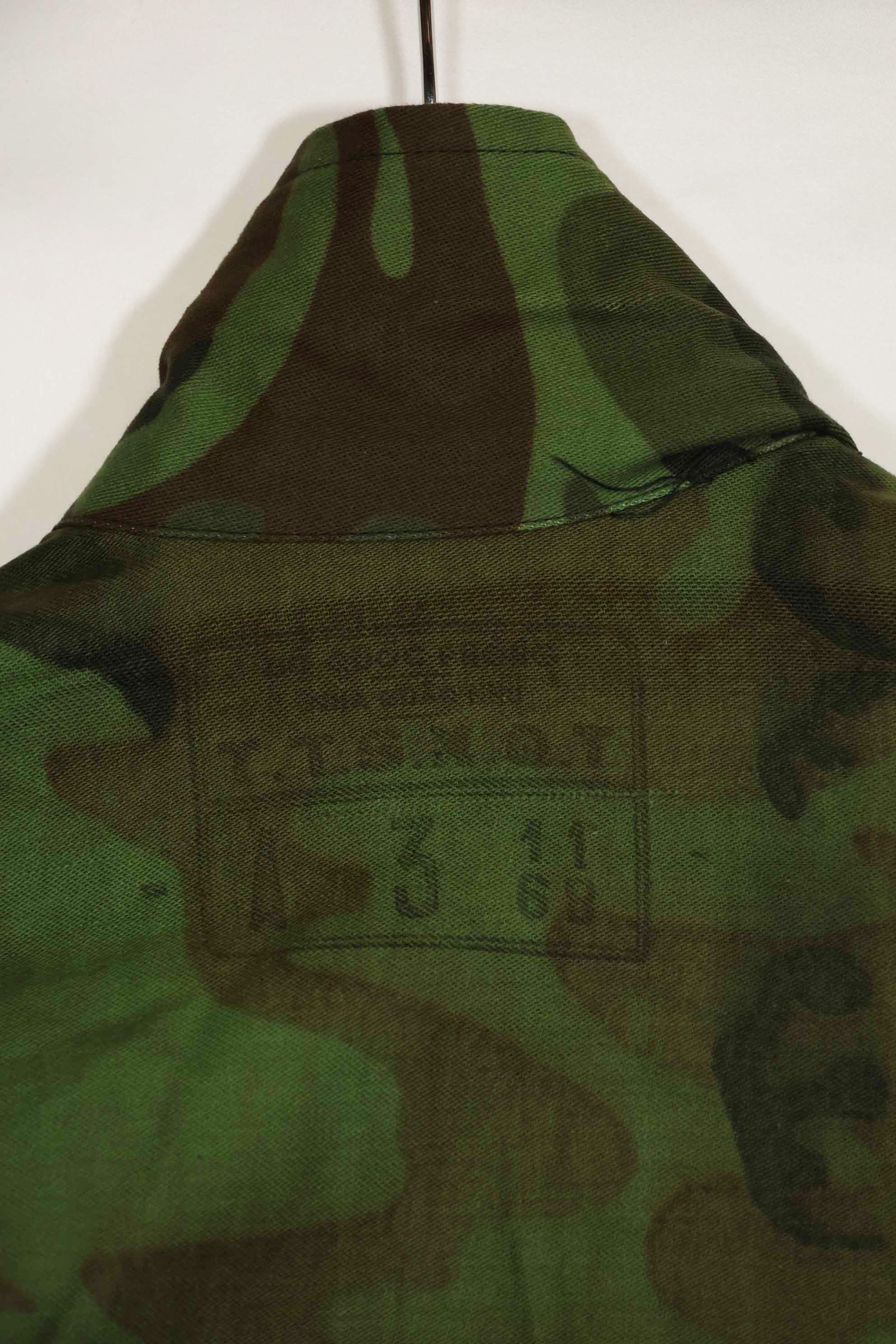 1960年代　米軍アドバイザー　ARVN　BDQレンジャー　シャツ　リーフ迷彩シャツ　未使用品