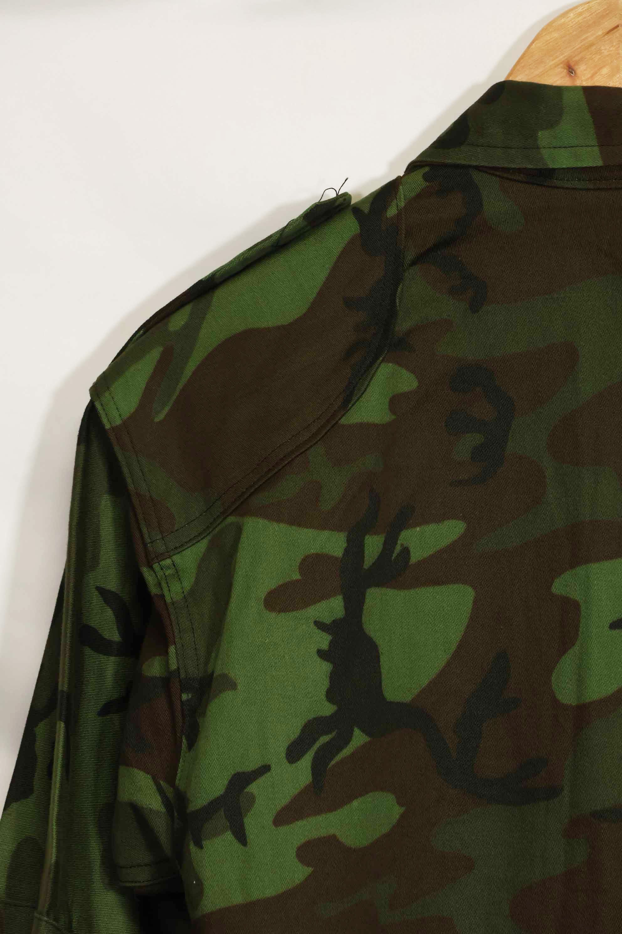 1960年代　米軍アドバイザー　ARVN　BDQレンジャー　シャツ　リーフ迷彩シャツ　未使用品