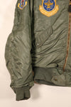 สัญญาปี 1960, ขนาด MEDIUM, กองทัพอากาศสหรัฐอเมริกา (USAF), แจ็กเก็ตบิน L-2B, พร้อมตราติดตัวต้นฉบับ, มือสอง