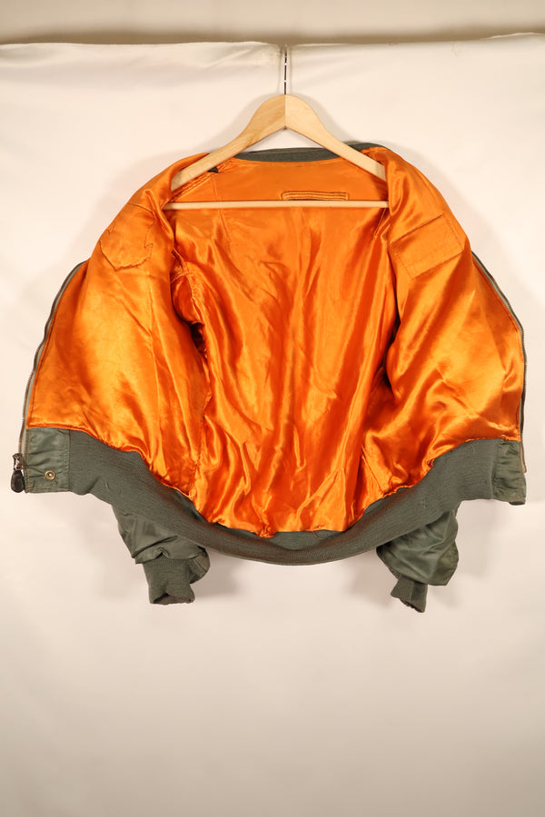 สัญญาปี 1960, ขนาด MEDIUM, กองทัพอากาศสหรัฐอเมริกา (USAF), แจ็กเก็ตบิน L-2B, พร้อมตราติดตัวต้นฉบับ, มือสอง