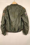 สัญญาปี 1960, ขนาด MEDIUM, กองทัพอากาศสหรัฐอเมริกา (USAF), แจ็กเก็ตบิน L-2B, พร้อมตราติดตัวต้นฉบับ, มือสอง