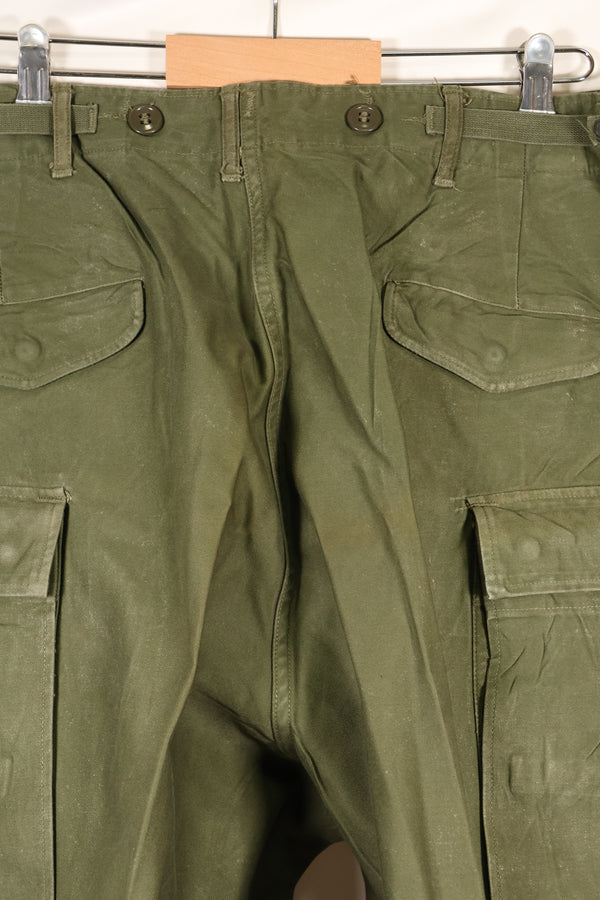 สัญญาปี 1952 M-S กองทัพสหรัฐฯ M-51 กางเกงผ้าฝ้ายสนามมือสอง