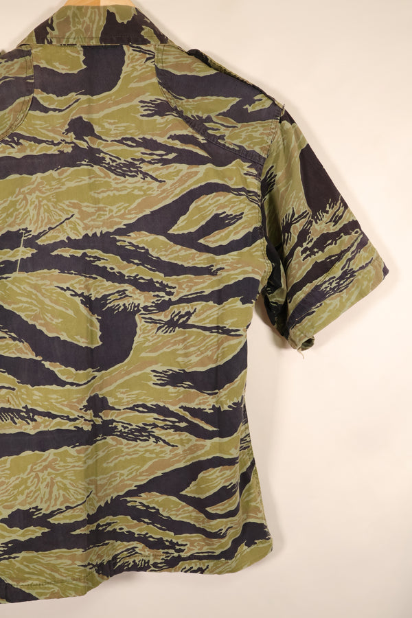 1970, Estimated Size S–M, U.S. Navy Military Advisory Group, Advisor, VNMC 4th Tiger Stripe Set, Used