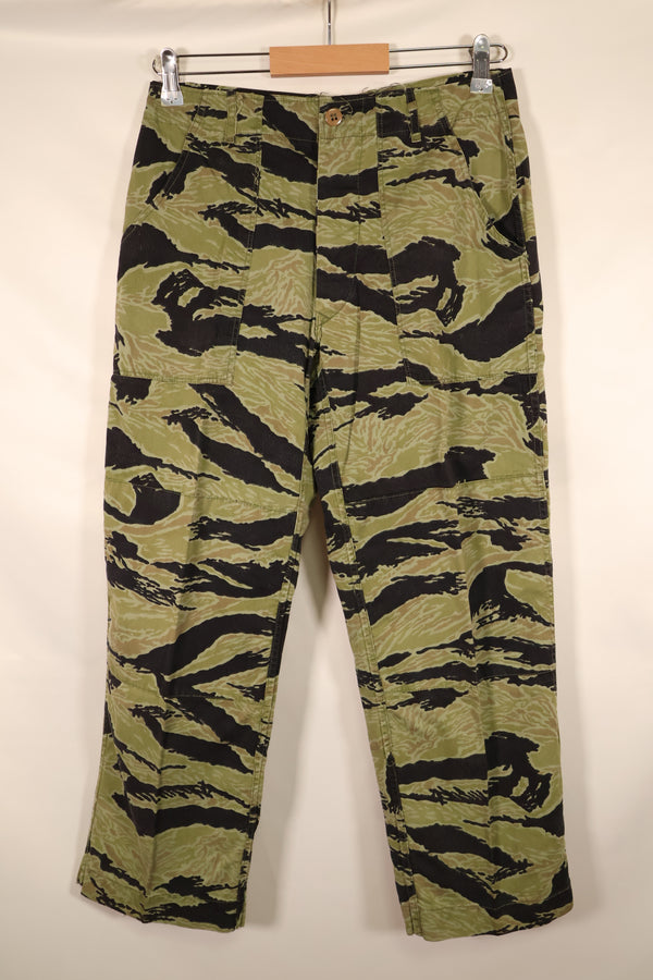 1970, Estimated Size S–M, U.S. Navy Military Advisory Group, Advisor, VNMC 4th Tiger Stripe Set, Used