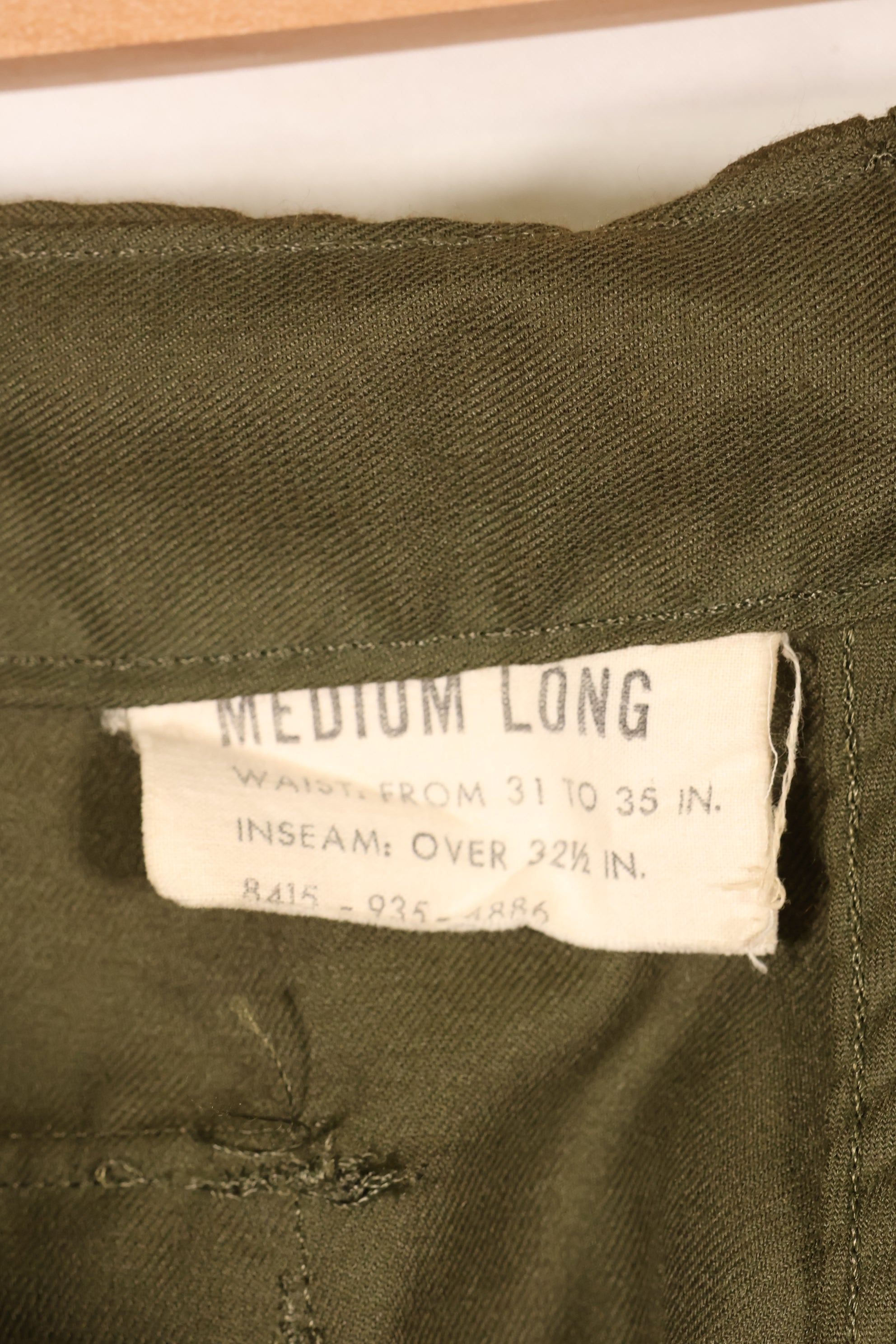ช่วงต้นทศวรรษ 1970 M-L กางเกงนักบินทนไฟ ไม่มีป้ายขนาด สินค้ามือสอง