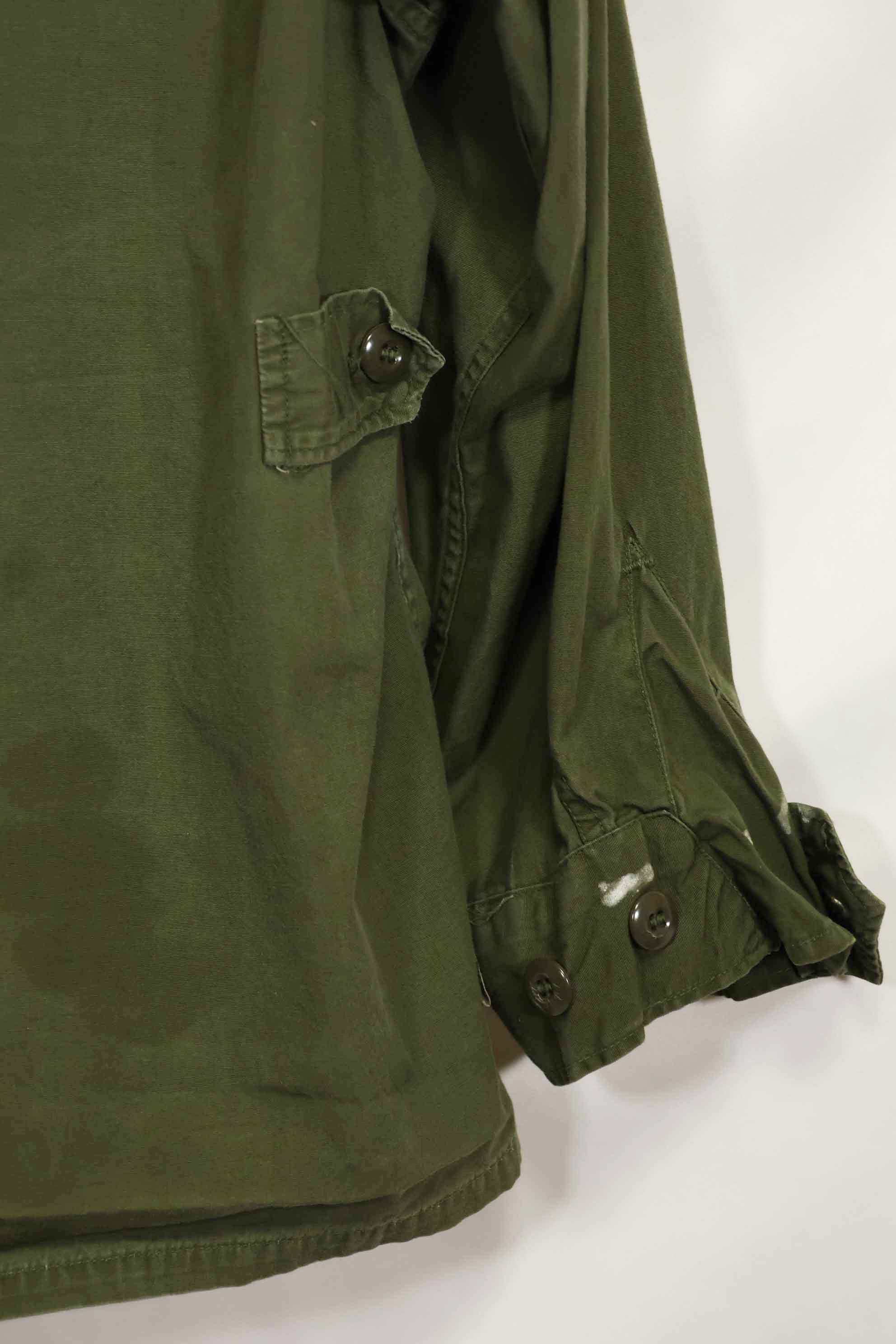 1965〜66年頃　2nd Model ジャングルファティーグ　ジャケット　S-L　パッチ付き　中古品