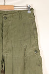 1964 Contract S-R 1st Model Jungle Fatigue Pants, CRC release, faded, used