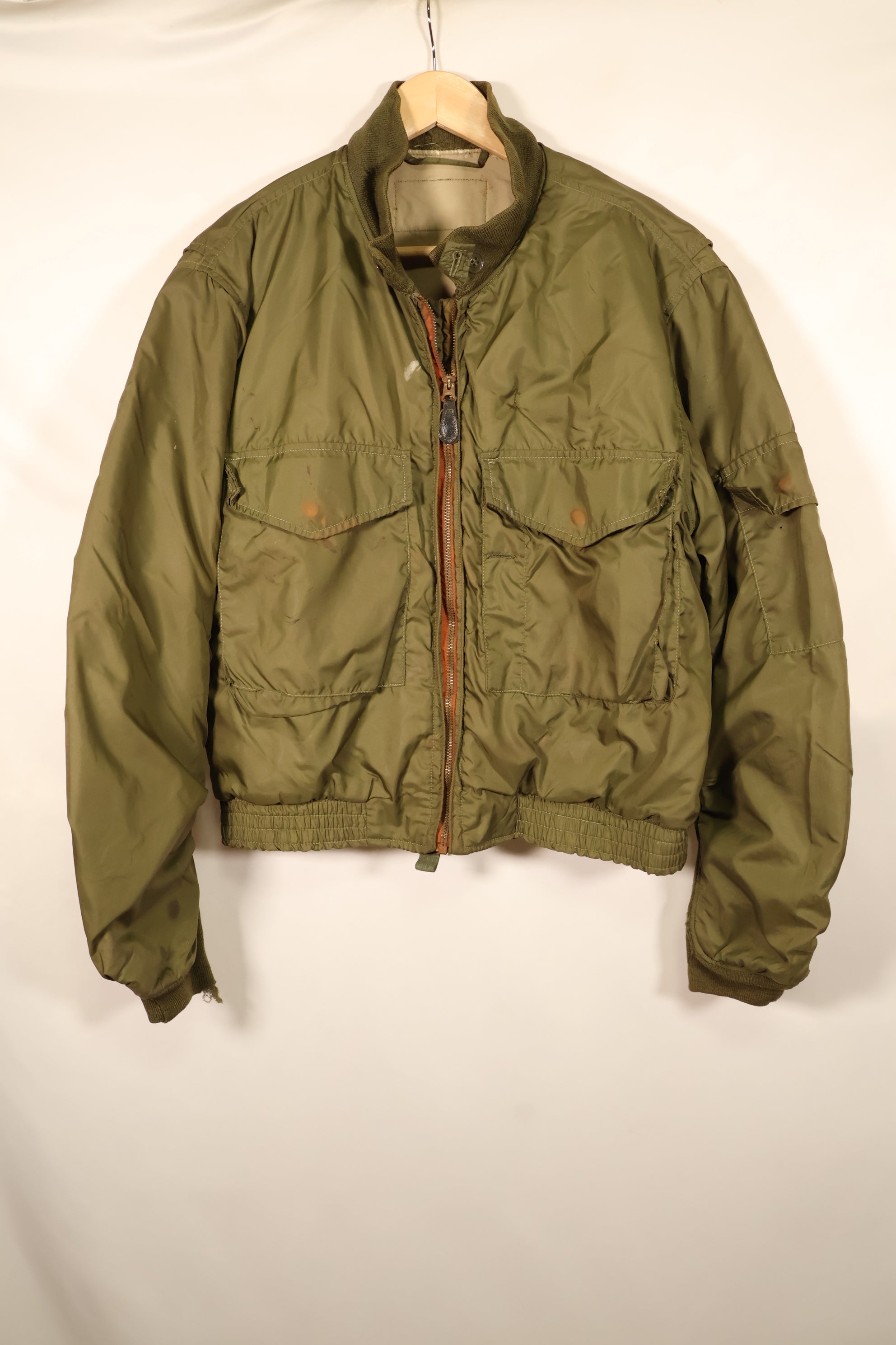 1970s—Estimated Size 44 or LARGE—U.S. Navy WEP Jacket—G-8 Flight Jacket—Used