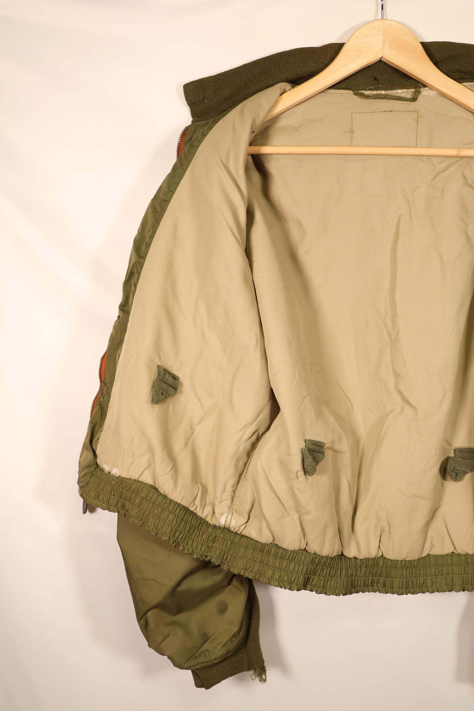 1970s—Estimated Size 44 or LARGE—U.S. Navy WEP Jacket—G-8 Flight Jacket—Used