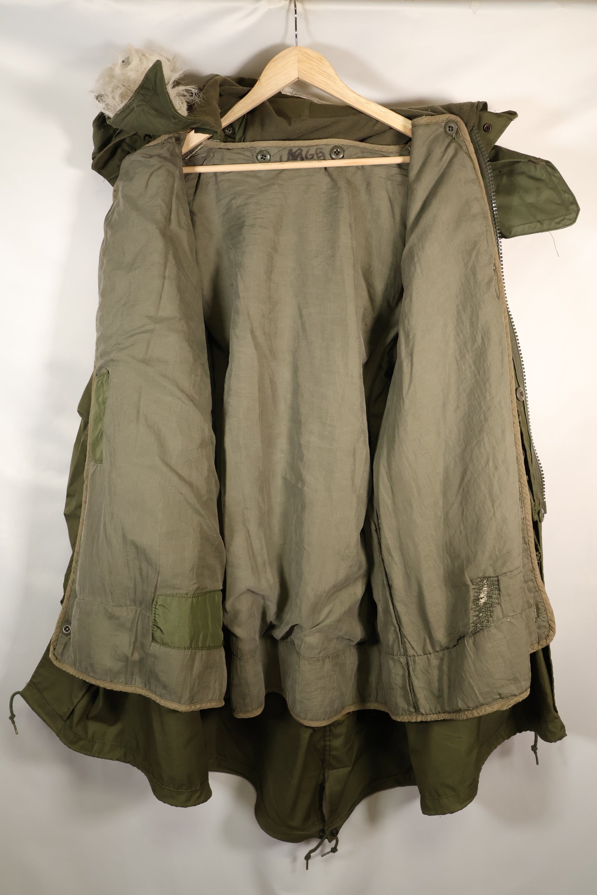 Year Mixed LARGE M65 Field Parka Set M51 with Liner Used A