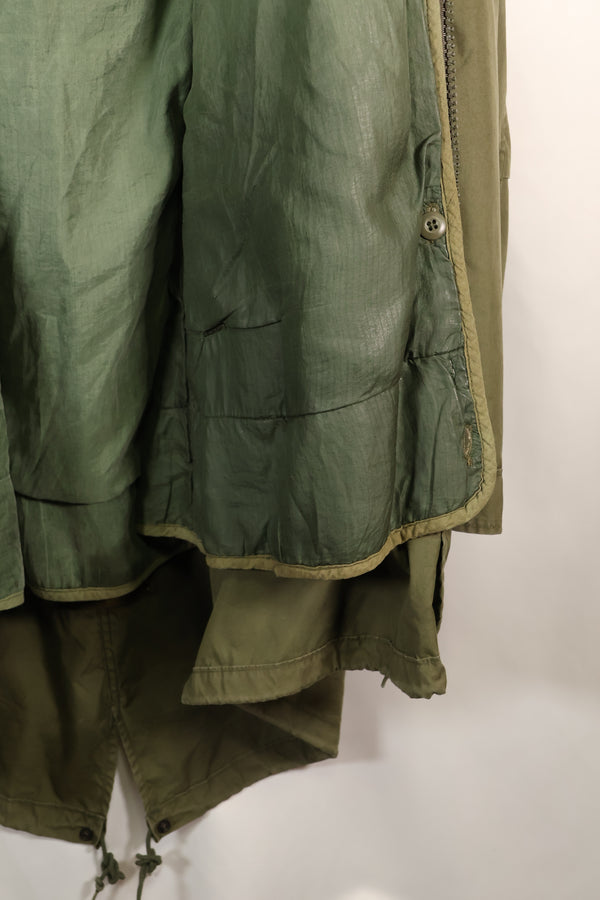 ชุดเสื้อฮู้ด LARGE M65 สไตล์ผสมยุคต่าง ๆ พร้อมซับใน M51 มือสอง สภาพ B