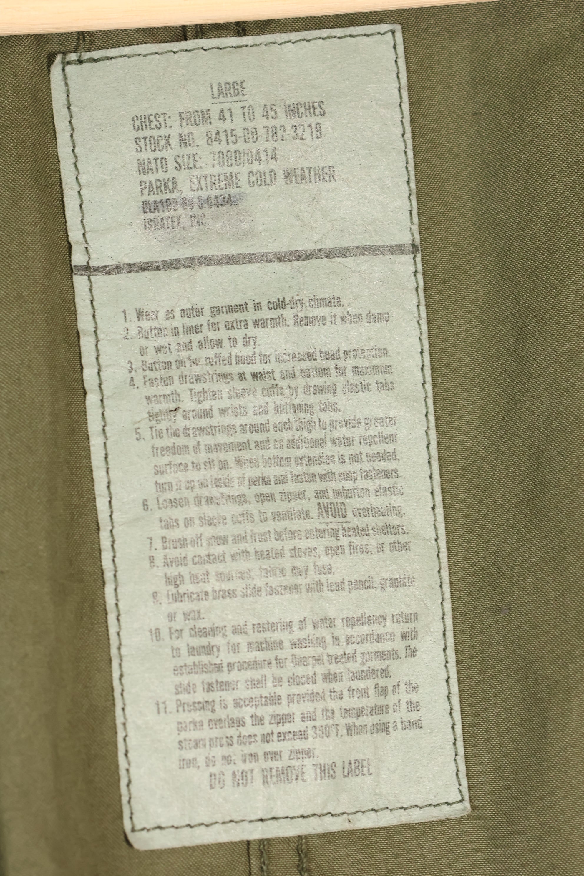 ชุดเสื้อฮู้ด LARGE M65 สไตล์ผสมยุคต่าง ๆ พร้อมซับใน M51 มือสอง สภาพ B