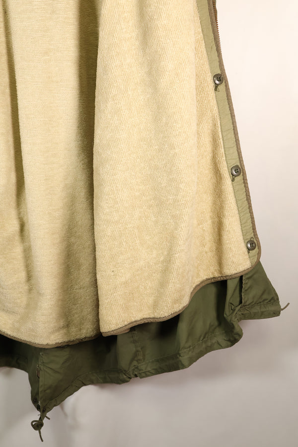 ยุคผสม สัญญากับเชลล์ปี 1972 S-R M65 เสื้อฮู้ดฟิลด์ ชุด M51 พร้อมซับใน มือสอง E