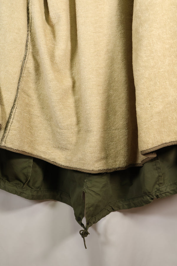 ยุคผสม สัญญากับเชลล์ปี 1972 S-R M65 เสื้อฮู้ดฟิลด์ ชุด M51 พร้อมซับใน มือสอง E