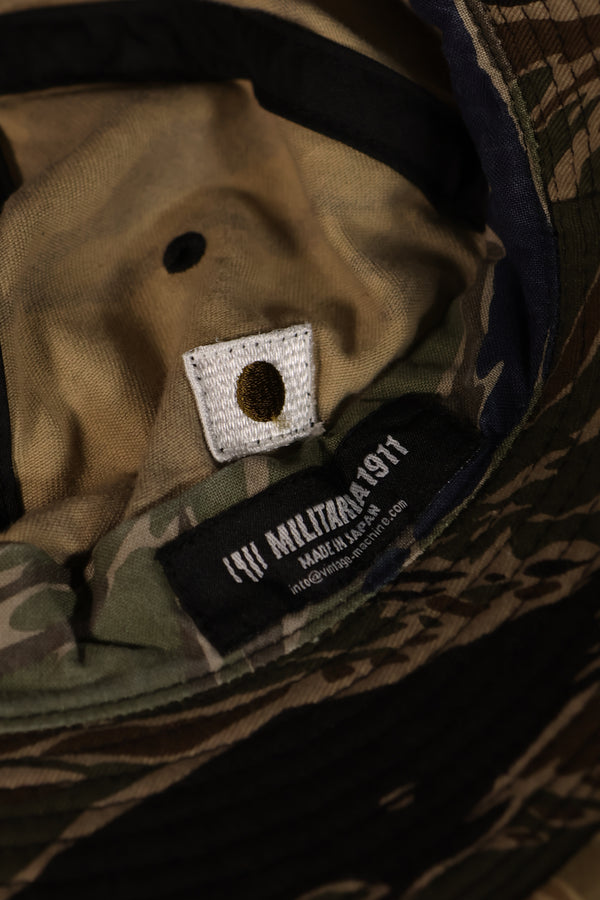 MILITARIA 1911 X PaPa nui  コラボレーション Crazy Tiger hat　MADE IN JAPAN