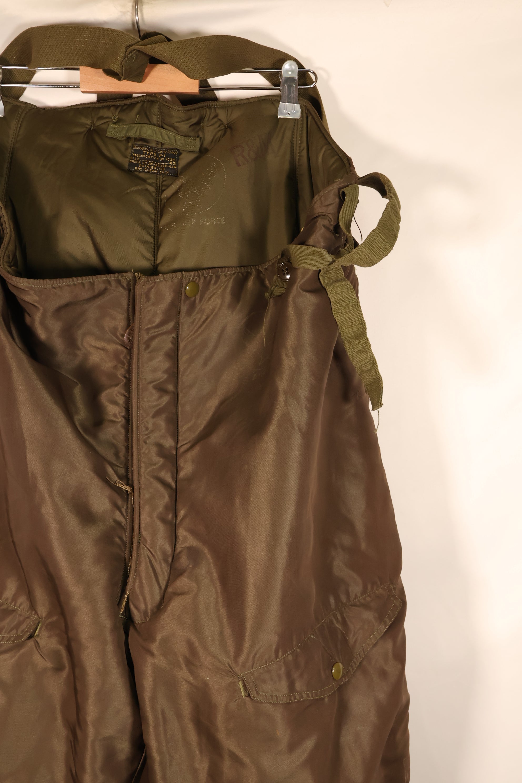 Late 1940s–Early 1950s, Size 42, U.S. Air Force (USAF), TYPE F-1 Flight Pants, Used